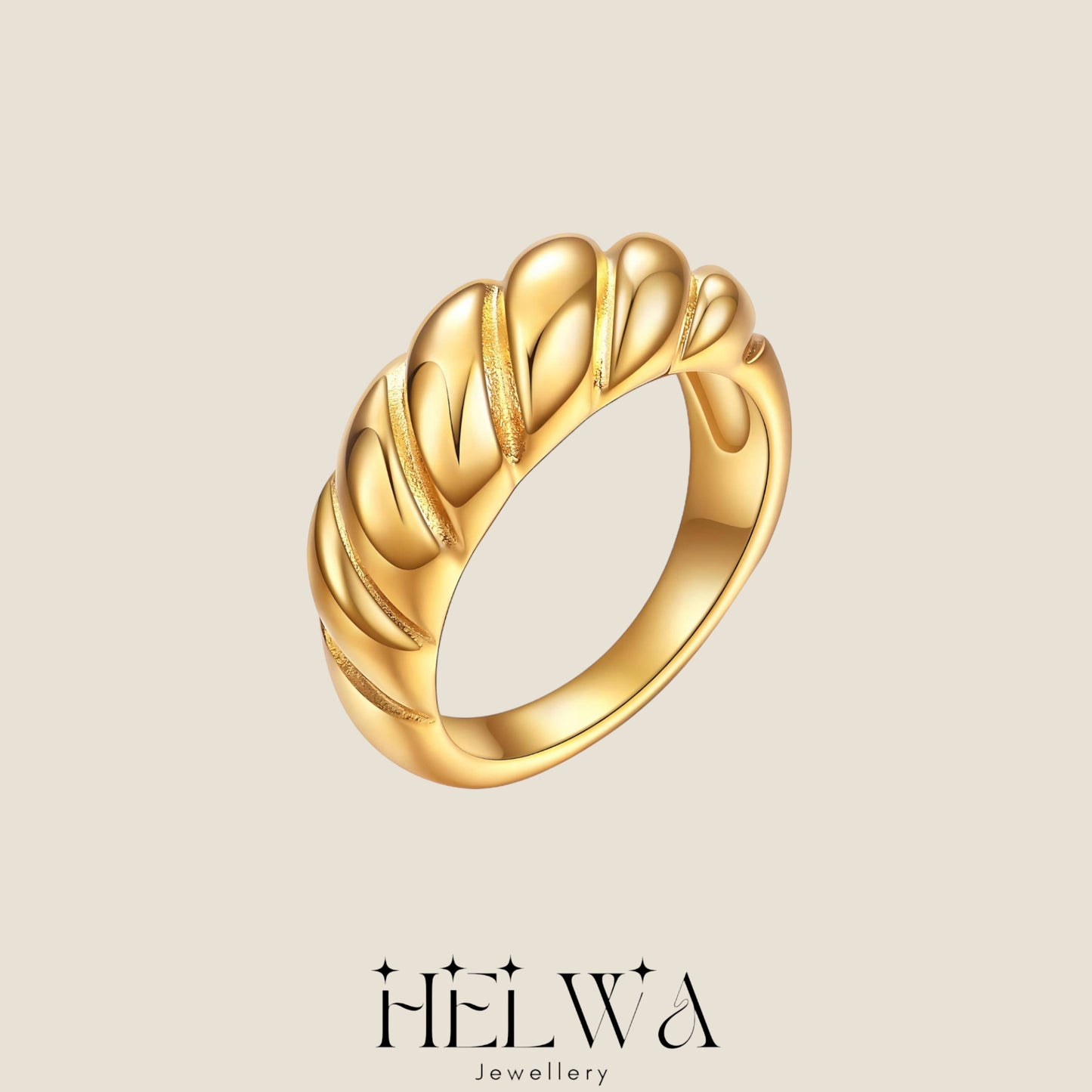 HELWA 'Croissant' Ring