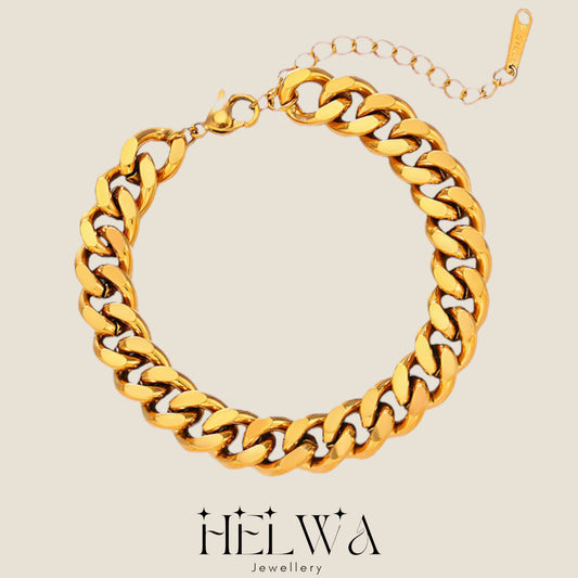 HELWA Chunky Cuban Bracelet