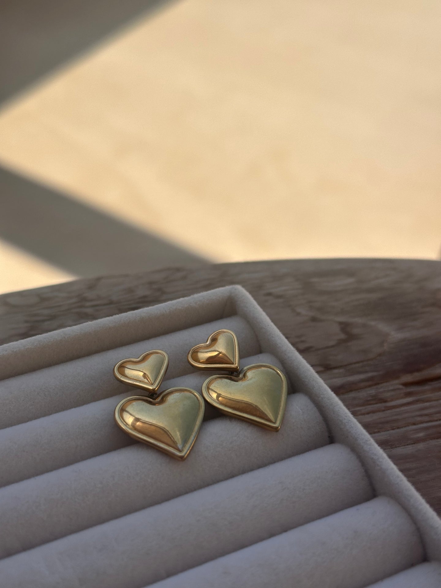 HELWA Ameerah Double Heart Earrings