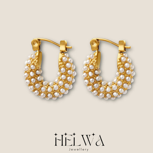 HELWA Mayzee Pearl Hoops